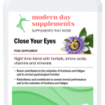 'Close Your Eyes' Sleep Capsules | Support Relaxation & Sleep Quality